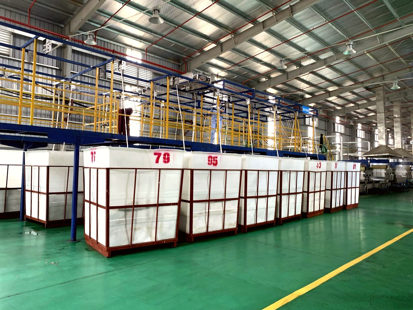 Vietnam Fiber warehouse — finished bales ready for export